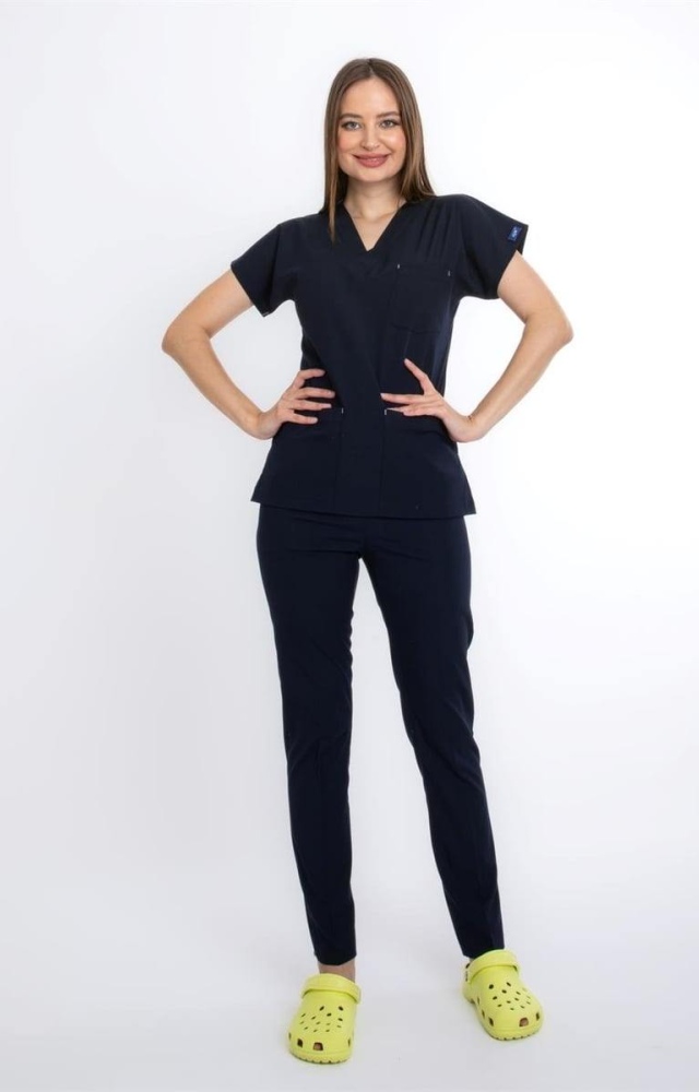 LACİVERT CORE-FLEX KADIN CERRAHİ TAKIM 
