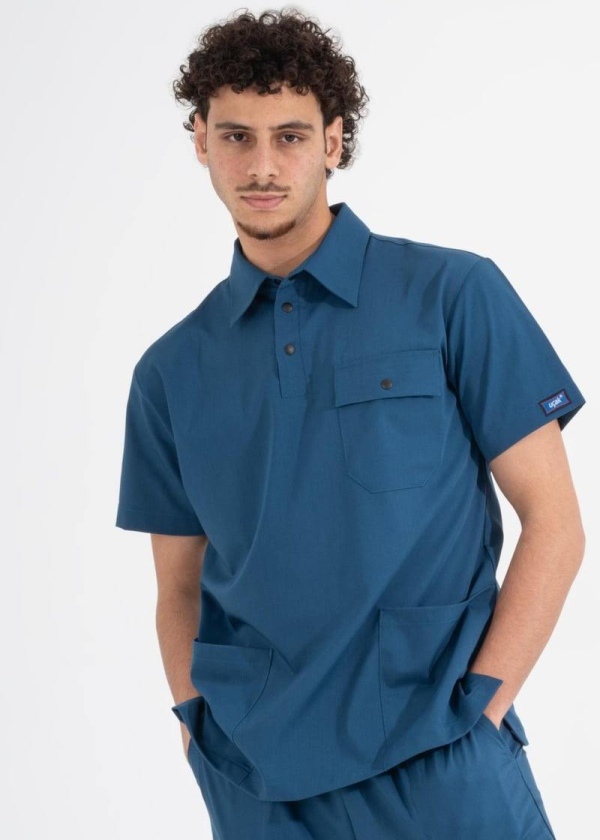 PETROL MAVİ MILAN PREMIUM SCRUBS TAKIM