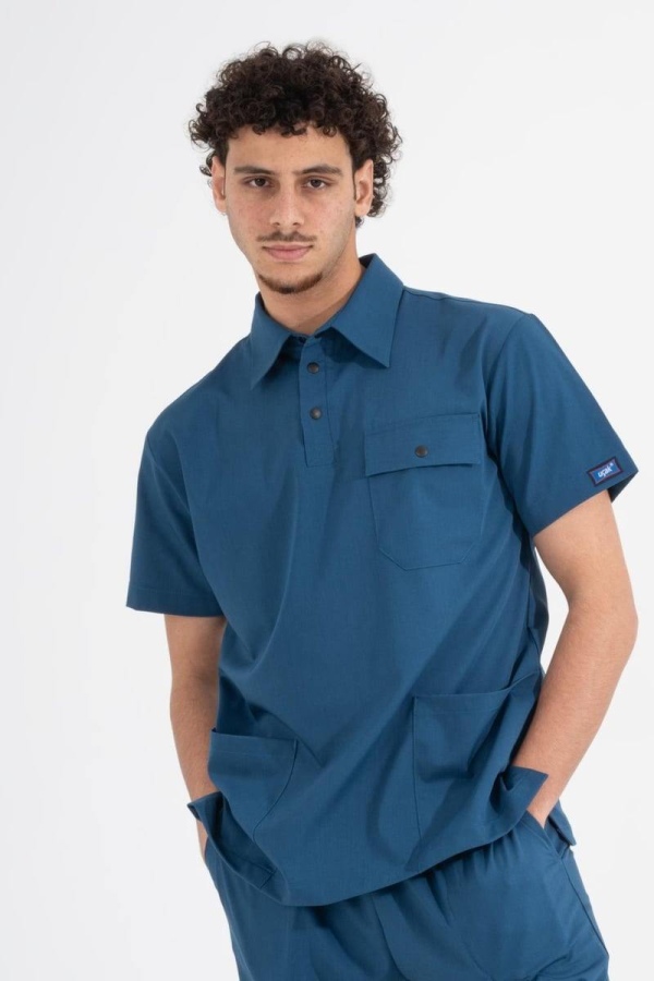 PETROL MAVİ MILAN PREMIUM SCRUBS TAKIM