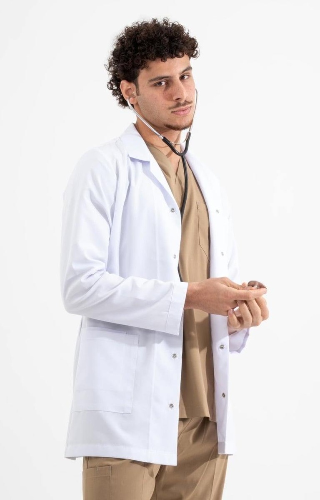 ARA BOY, UZUN KOL, KLASİK YAKA, ERKEK DOKTOR ÖNLÜĞÜ