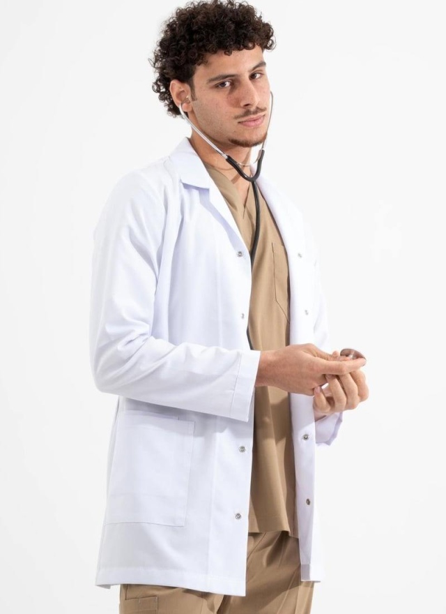 ARA BOY, UZUN KOL, KLASİK YAKA, ERKEK DOKTOR ÖNLÜĞÜ