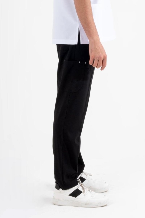 SİYAH CORE-FLEX LİKRALI ERKEK PANTOLON
