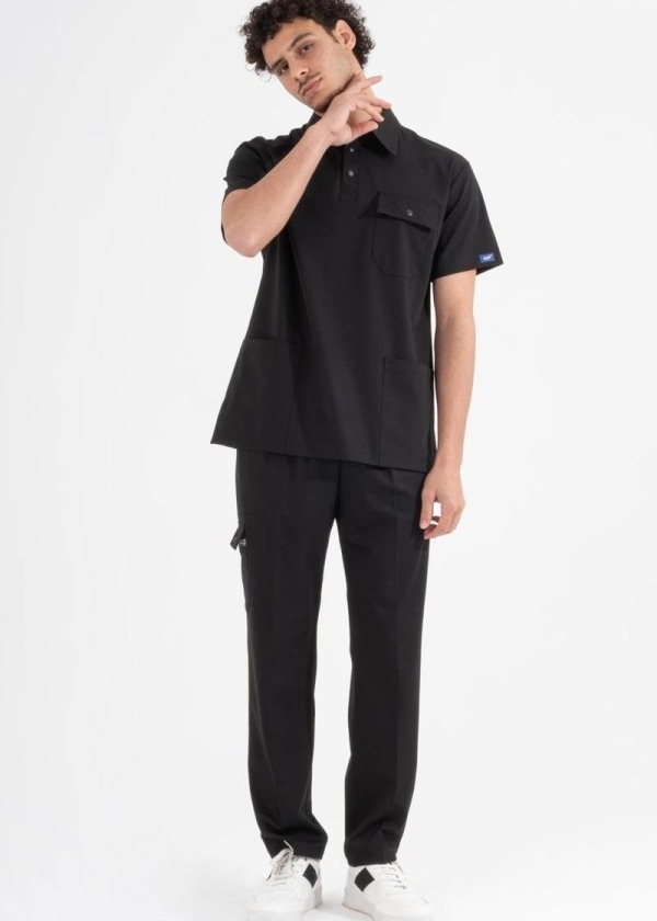 SİYAH MILAN PREMIUM SCRUBS TAKIM