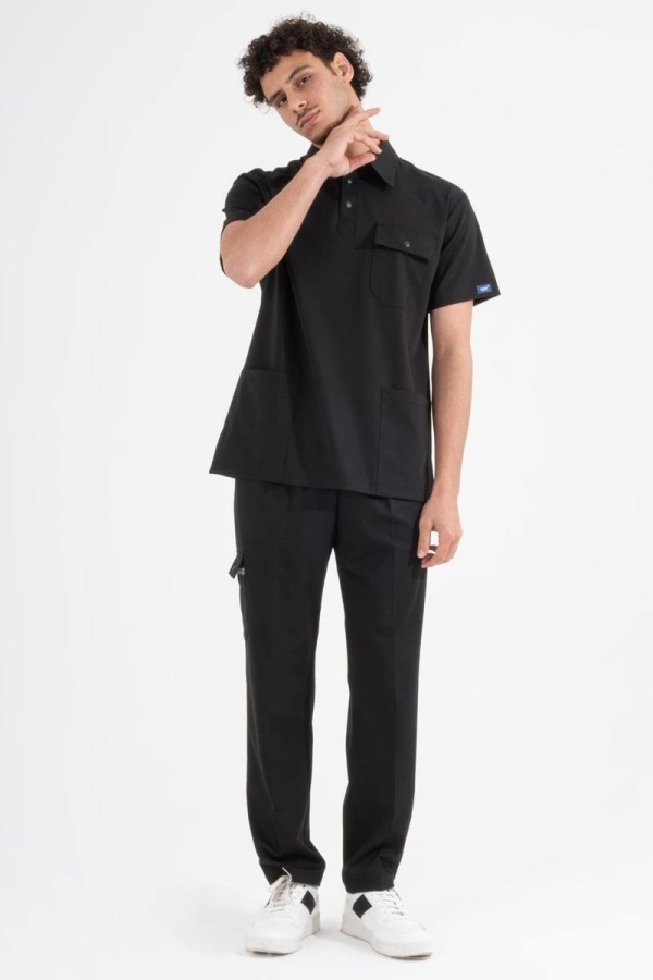 SİYAH MILAN PREMIUM SCRUBS TAKIM