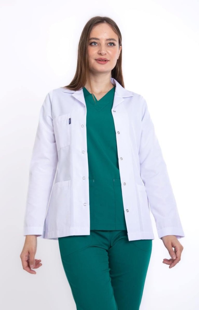 CEKET BOY, UZUN KOL, KLASİK YAKA, KADIN DOKTOR ÖNLÜĞÜ
